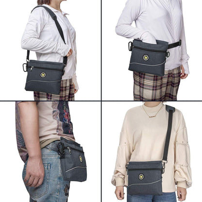 Viklluyr heavy duty pet pouch featuring the included metal carabiner clip