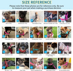 SlowTon harness size chart and measurement guide