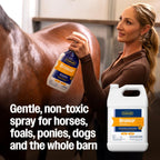 Farnam Bronco E equine spray bottle profile view