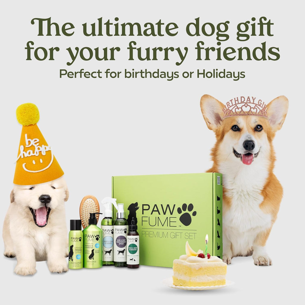 Pawfume probiotic deodorizer spray and hypoallergenic mist bottles