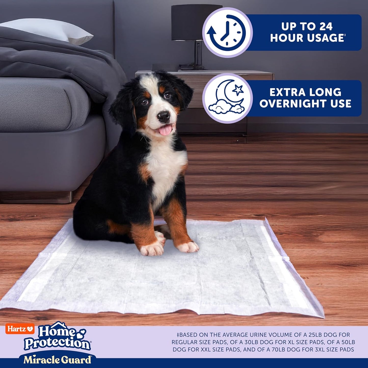 Hartz Home Protection leak proof dog pads twenty five count pack