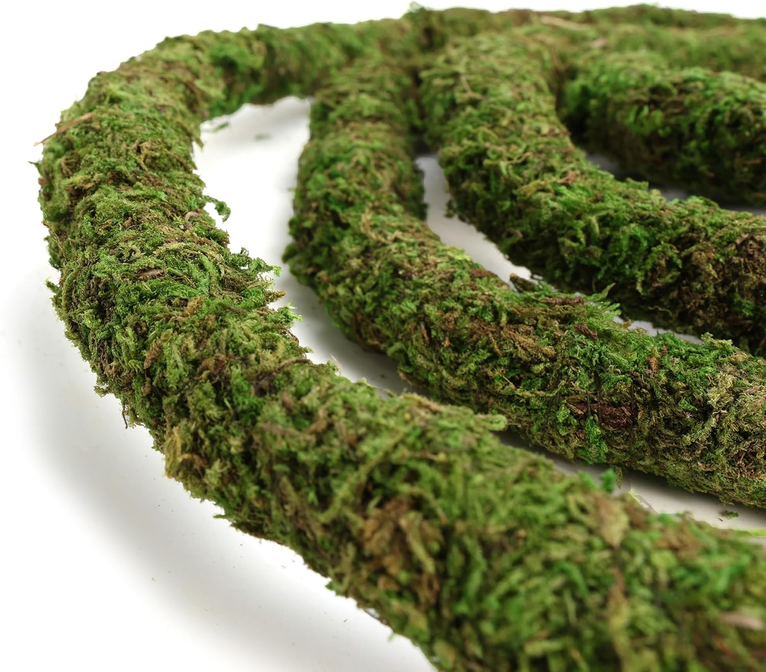 6.5 foot long bendable moss rope for lizard habitat