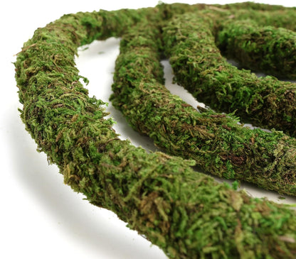 6.5 foot long bendable moss rope for lizard habitat