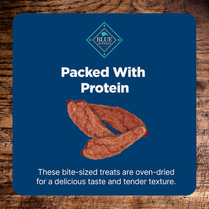 Natural chicken jerky bites for all dog breeds