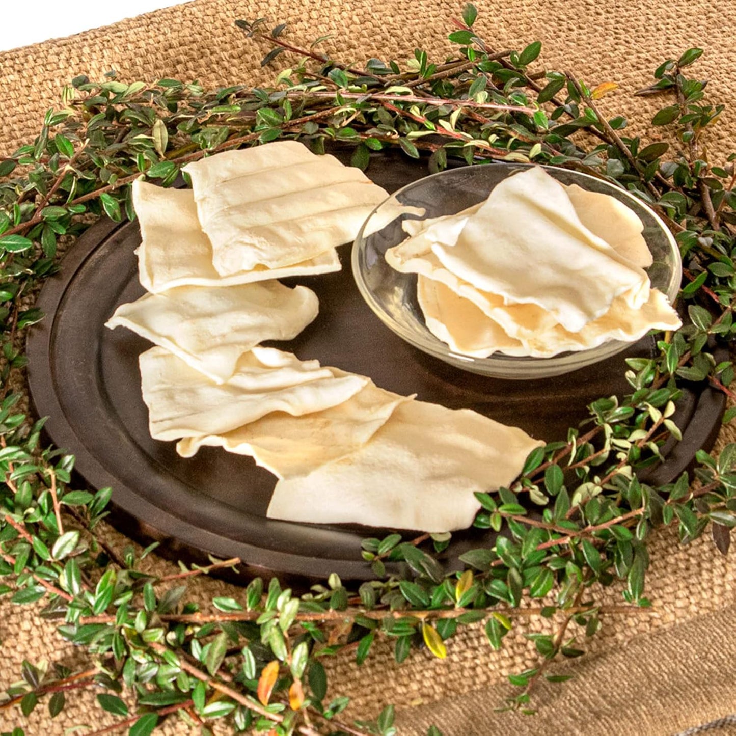 Thick cut American beefhide chips for dogs dental plaque removal and health maintenance