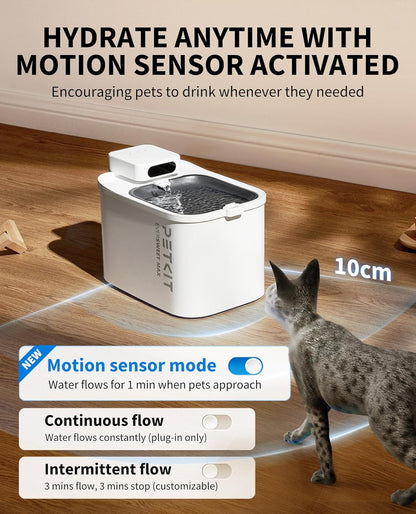 Petkit 3 liter cordless water dispenser for cats and dogs