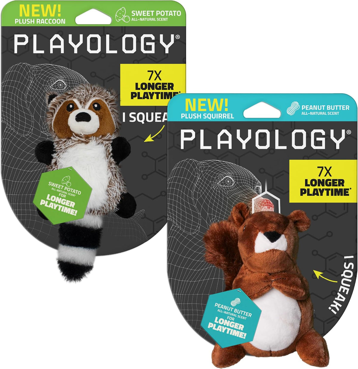 Playology Dog Toys | Plush Hen Stuffed Animal for Dogs | Chicken Scented Medium Toy that Clucks | Plush Chew Toy for Dogs - Image 9
