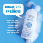 Veterinary Formula whitening shampoo for dogs and cats in hand