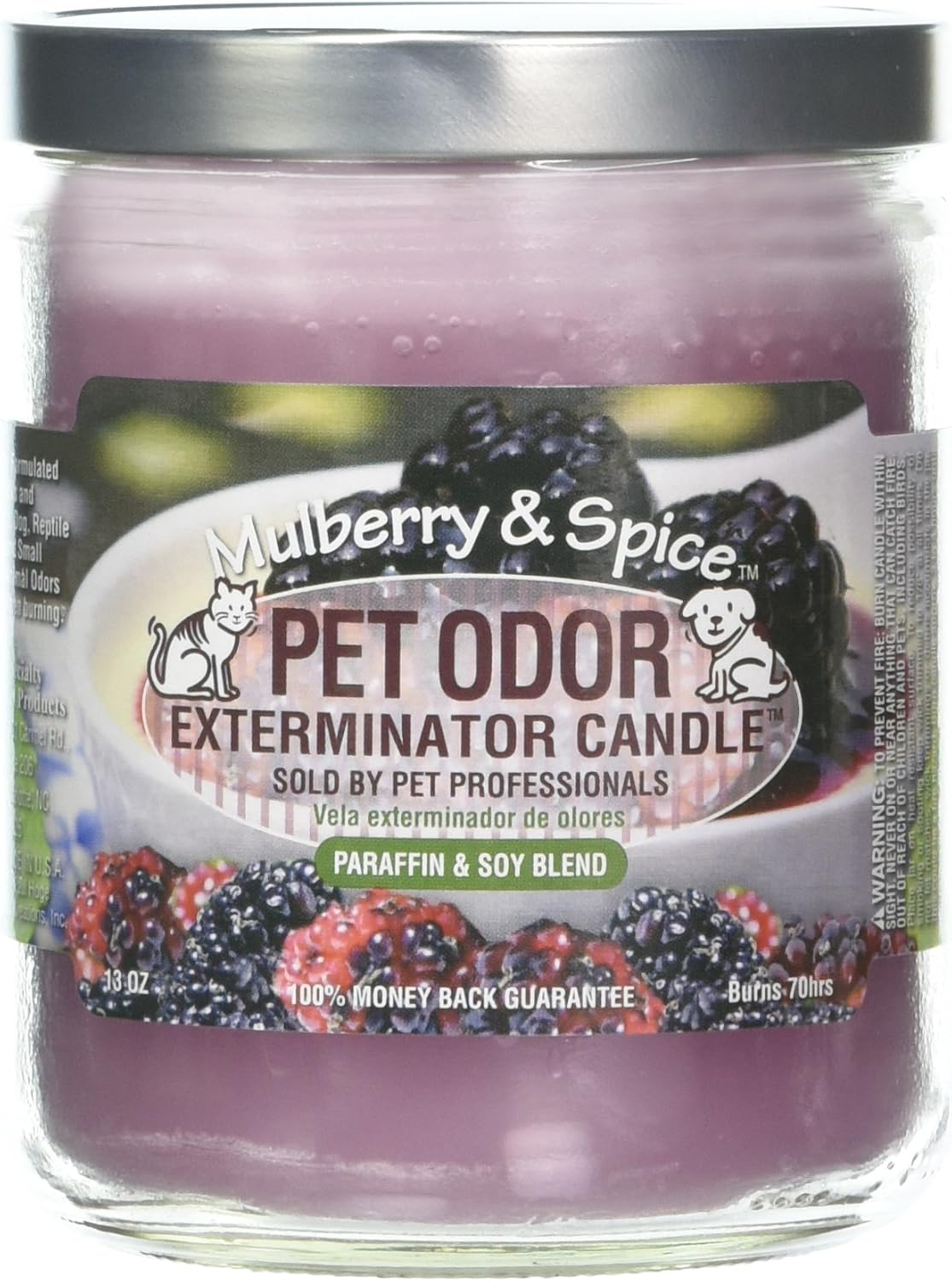 USA imported pet odor exterminator candle pair