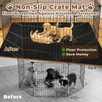 Heliospark dog training mat showing non-slip waterproof backing