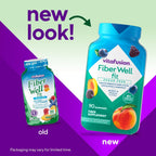 Vitafusion Fiber Well Fit Gummies nutrition facts label