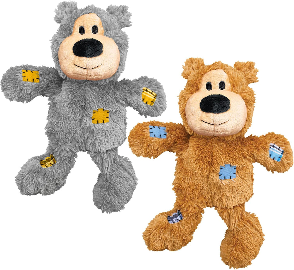 KONG Wild Knots Bears - Durable Dog Toys with Internal Knotted Ropes and Minimal Stuffing for Less Mess (Assorted Colors) (X Large (2 Pack)) - Image 9