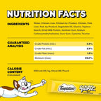 Packaging details for Temptations chicken cat treats