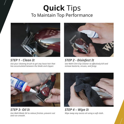 Wahl Professional clipper maintenance cooling spray designed for professional barber and pet grooming tools.