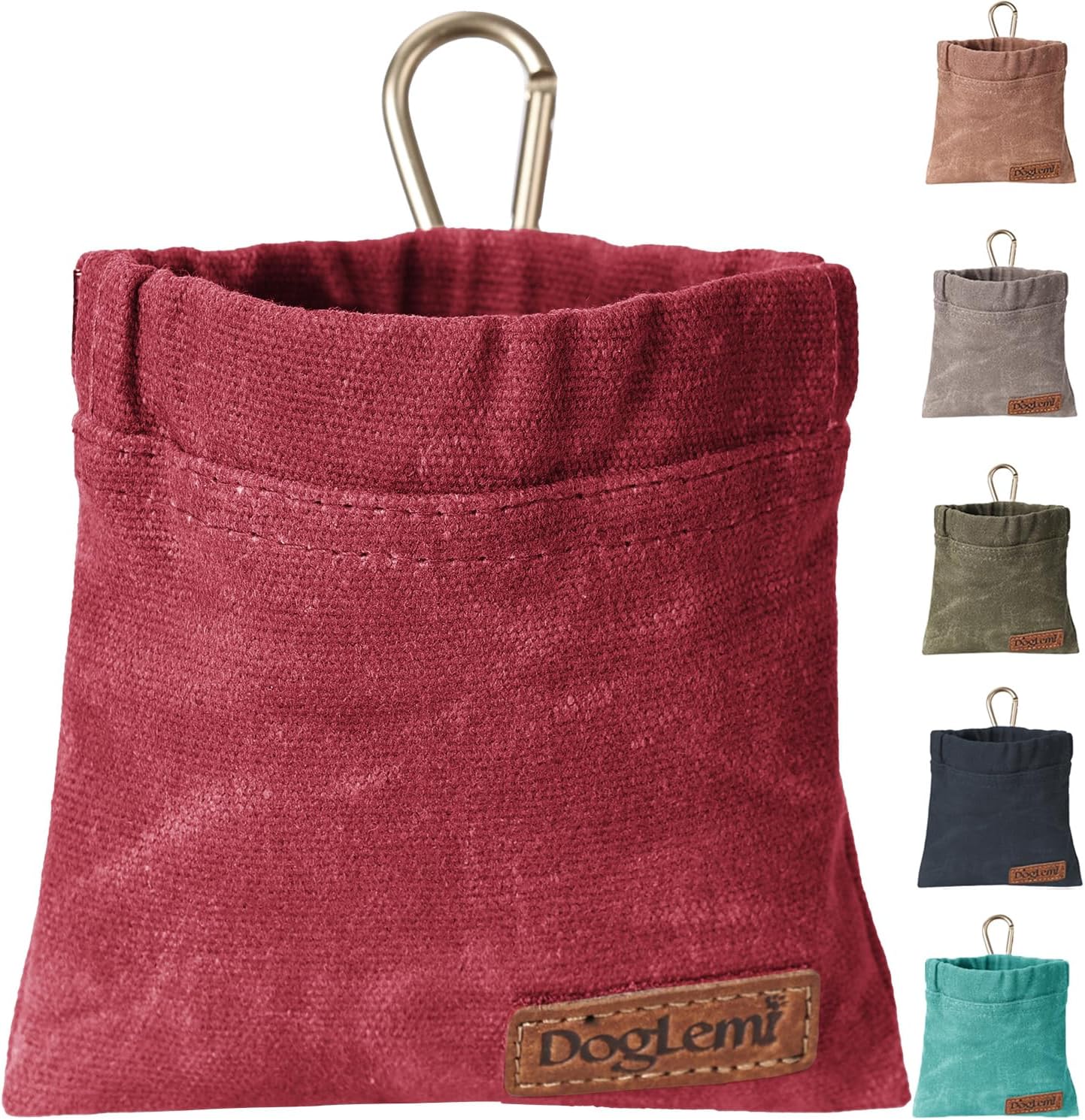 Multiple color variants of the authentic imported ETIAL dog treat bag displayed together.