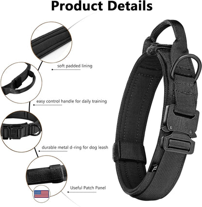 Daganxi nylon dog collar with patches