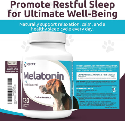 K9 Select veterinary formula dog anxiety supplement packaging