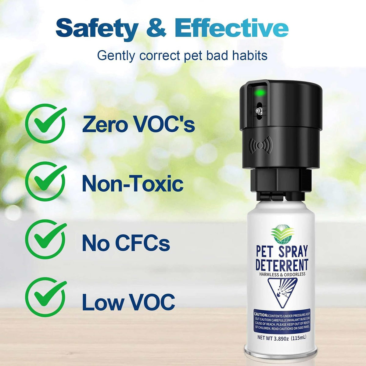 Piutezo model VS180 compatible training spray product labels