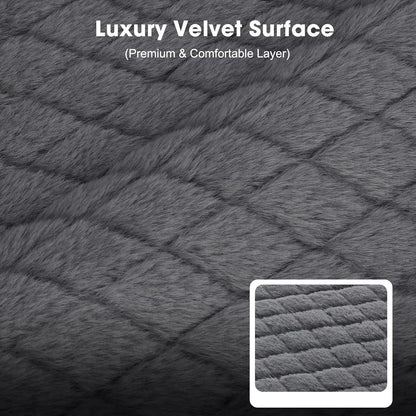 Waterproof lining detail on large pet mattress