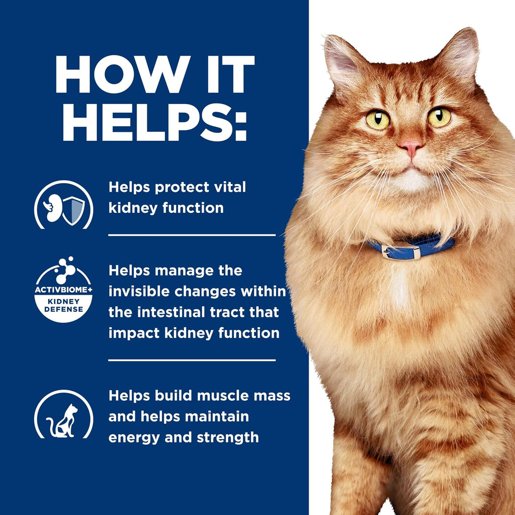 Hill's Prescription Diet k/d Kidney Care + j/d Mobility Care Dry Cat Food, Chicken, 6.35 lb. Bag - Image 9