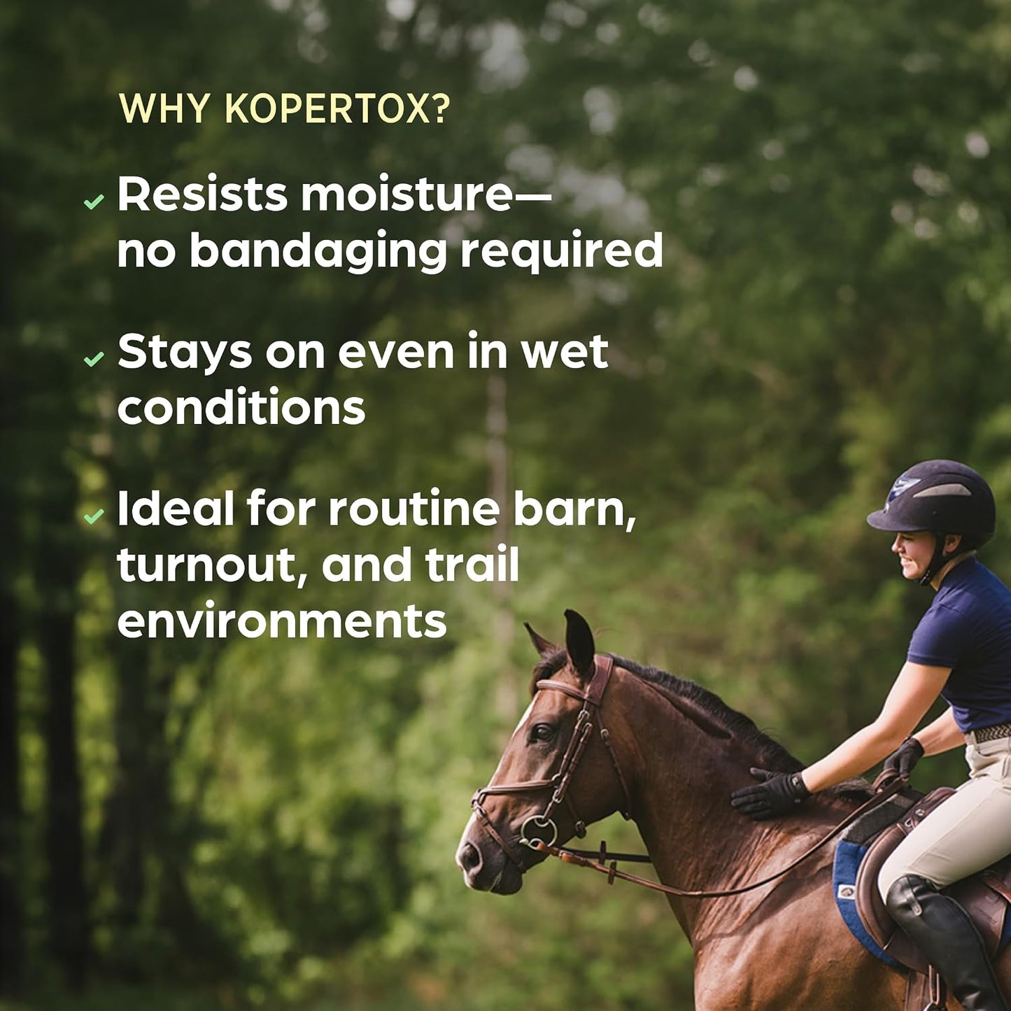 USA imported equine health product for treating thrush in horse hooves
