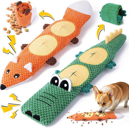 XIUGOAL dog toys for aggressive chewers pack of two front view