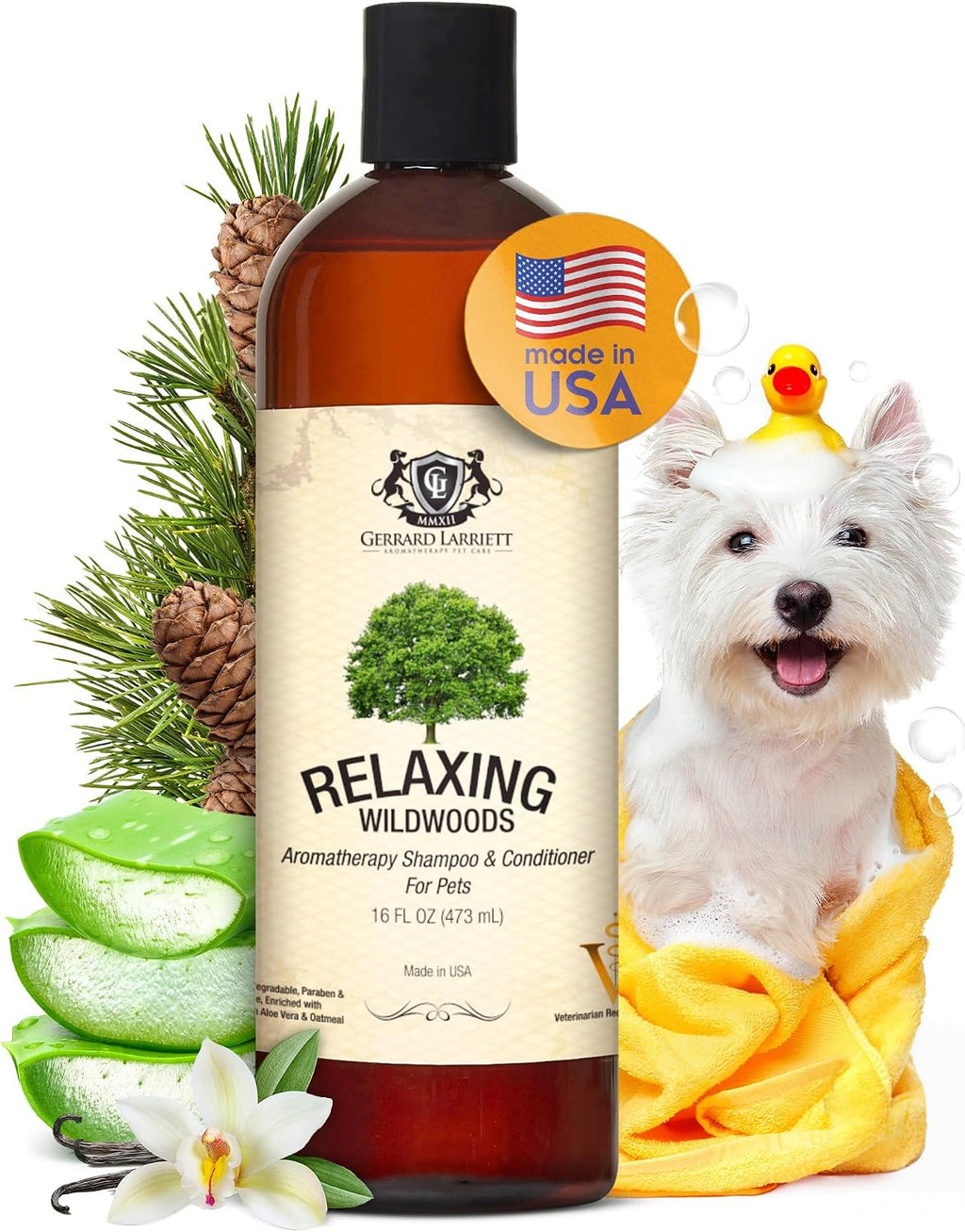 Gerrard Larriett dog shampoo ingredients and benefits summary