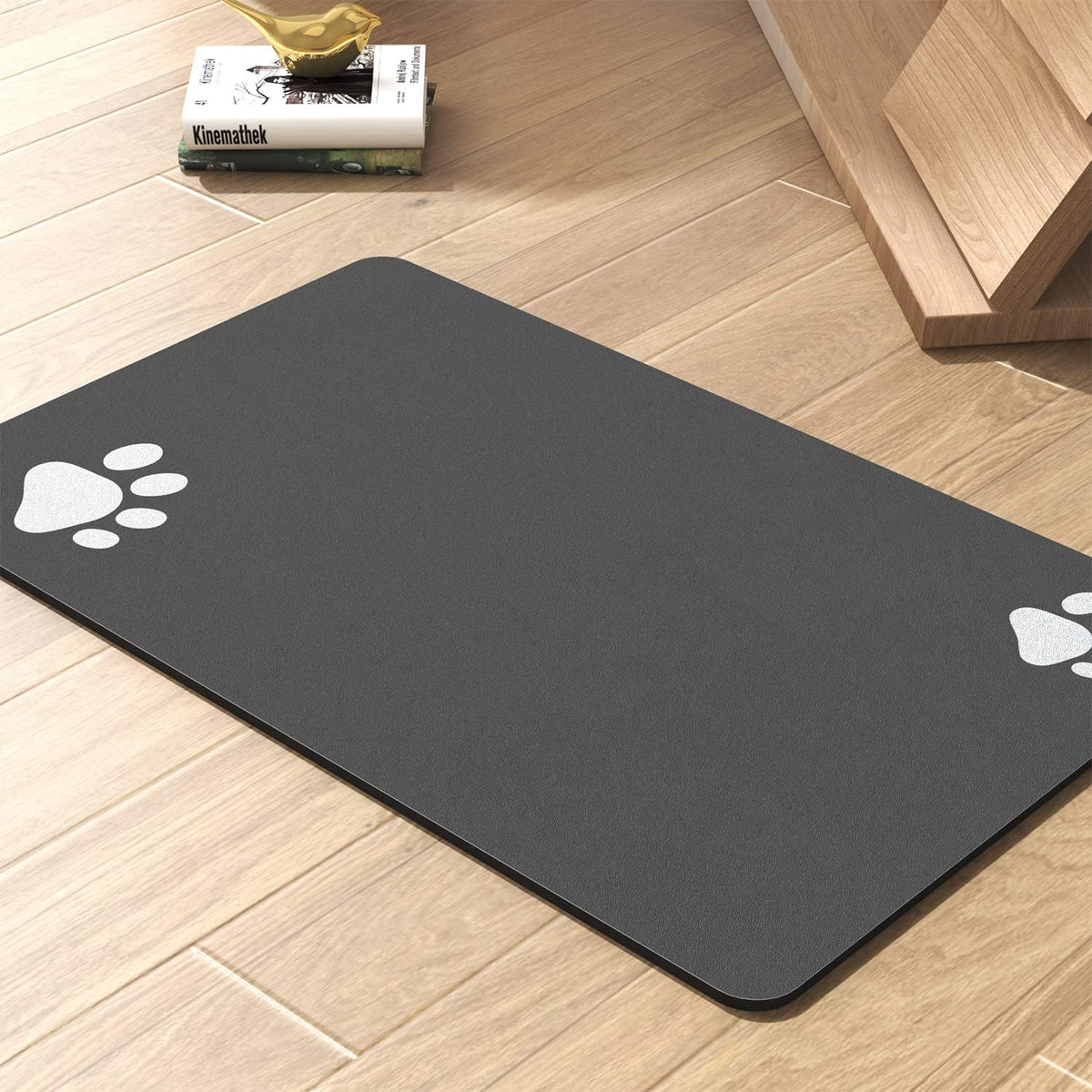 Pet Feeding Mat-Absorbent Dog Mat for Food and Water Bowl-No Stains Quick Dry Water Dispenser Mat-Dog Accessories Pet Supplies-Bowl for Messy DrinkersBeige,17"x28" - Image 14