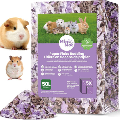 Comparison of Mini&Moe bedding fluffiness for burrowing