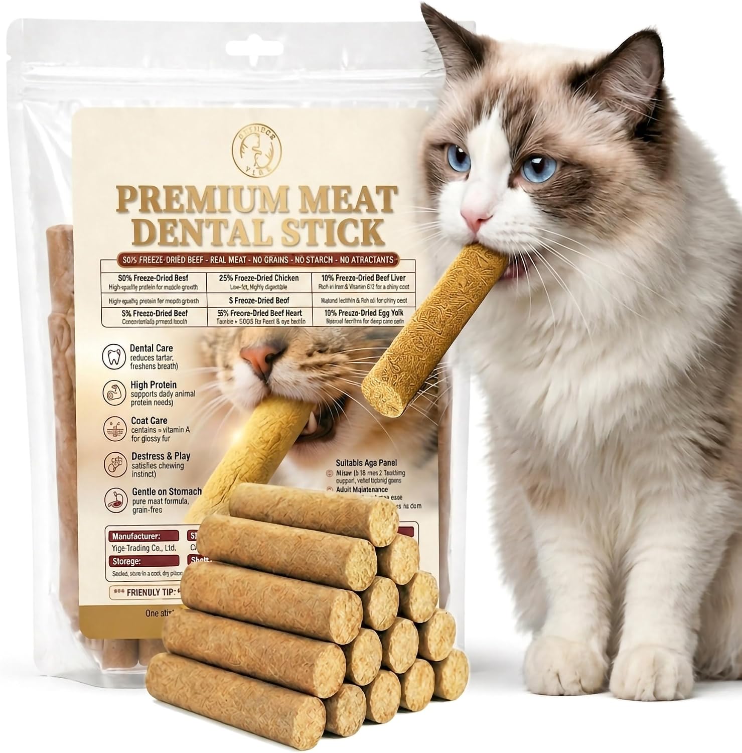 Cat Toys 12PCS Catnip Toy for Indoor Kitten Toys Cat Chew Stick for Dental Cleaning Teeth Cat Silvervine Matatabi Rope Treat Kitty Feather Snack for for Kick Molar Scratch Self Play - Image 9