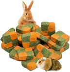 Fhiny 12 PCS Rabbit Timothy Hay Chips Toys, Natural Bunny Molar Treats with Herbal Flowers Rabbit Chew Toys for Teeth Small Animal Snacks for Rats Chinchillas Guinea Pigs Hamsters - Image 14