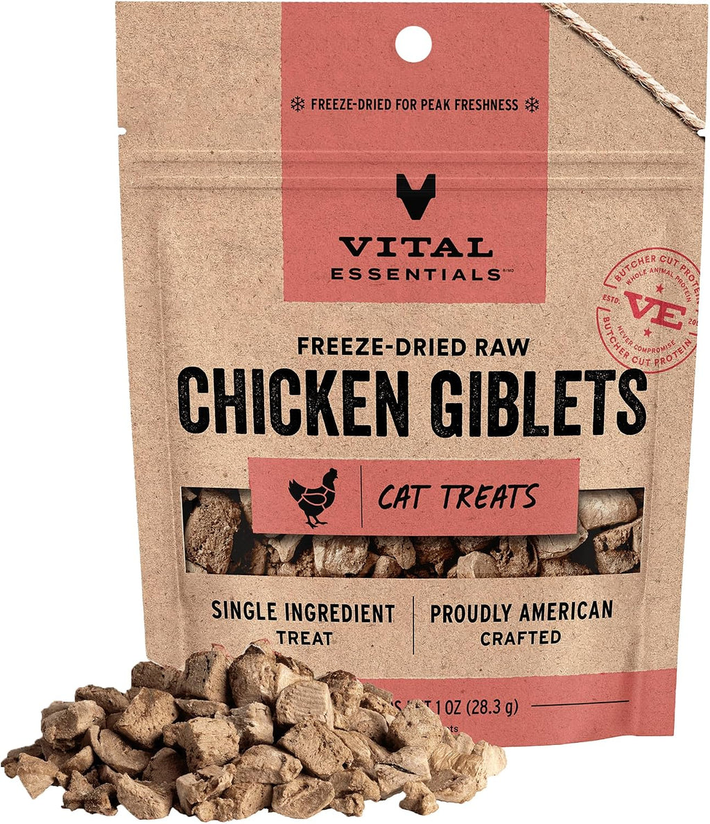 Vital Essentials Freeze Dried Cat Treats | Chicken Breast, Single Ingredient | Premium Quality | Grain Free, Healthy Treats for Cats, 4 oz Bag - Image 9