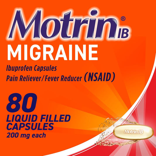 Motrin Children's Ibuprofen Oral Suspension front view for pediatric fever relief.
