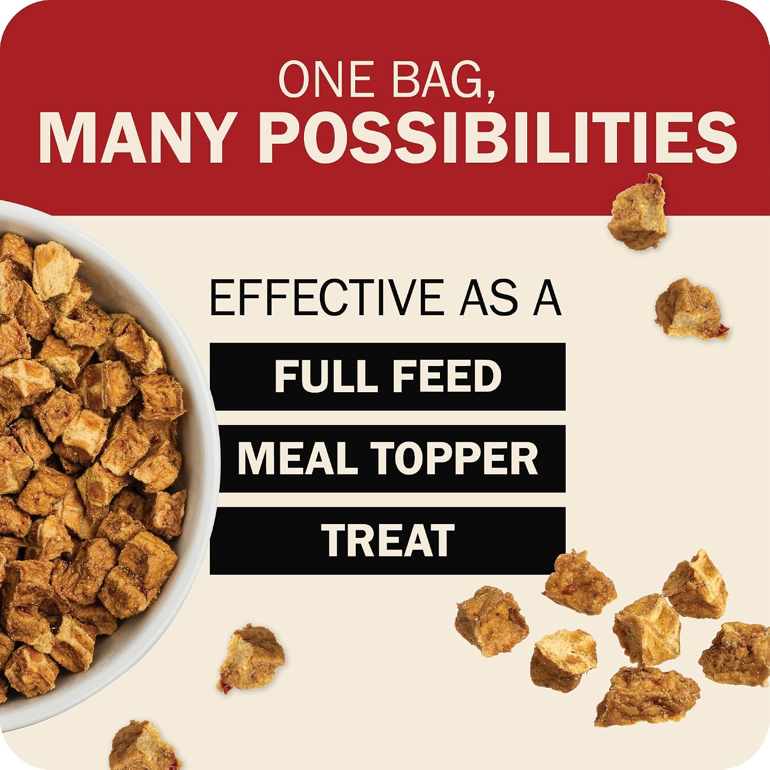 Authentic Redbarn air dried kibble alternative for complete and balanced puppy nutrition.