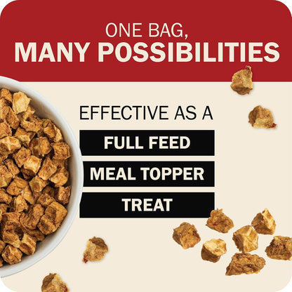 Authentic Redbarn air dried kibble alternative for complete and balanced puppy nutrition.