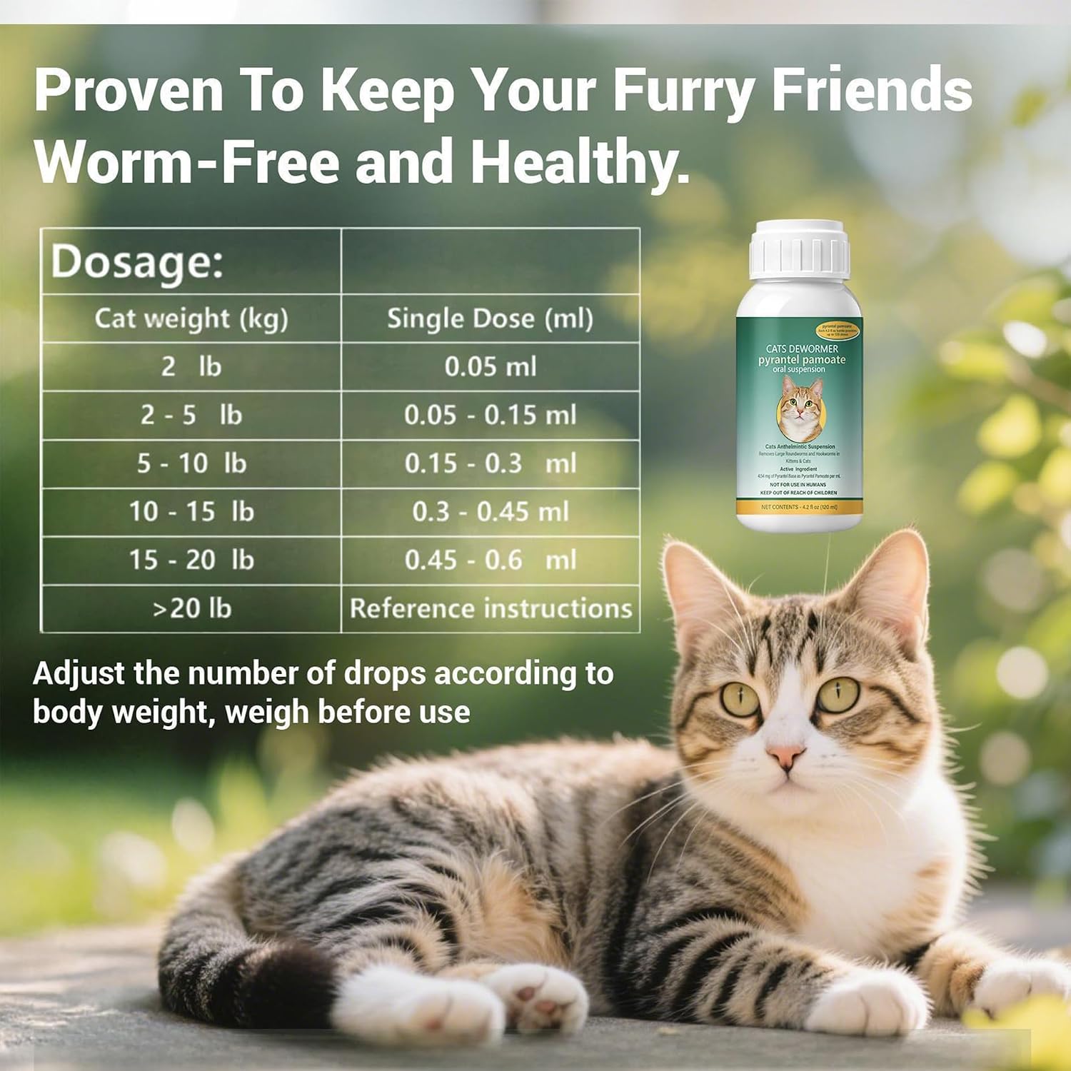 Authentic USA imported Luxekem liquid dewormer packaging for Indian pet owners
