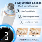Bedama pet nail tool Type-C charging port view