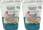 Back of Pecking Order oyster shell bag showing USA supplement details