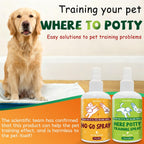 Clawzbey here potty training spray bottle close up