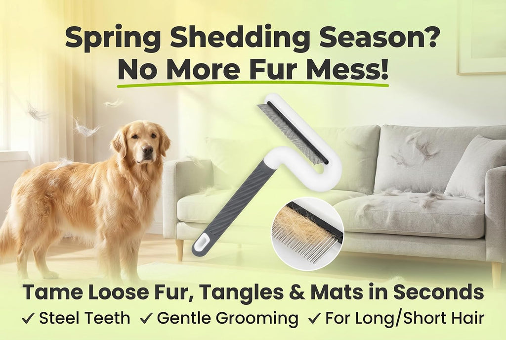 Premium imported TailGurus cat and dog face comb for mucus cleaning