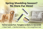 Premium imported TailGurus cat and dog face comb for mucus cleaning