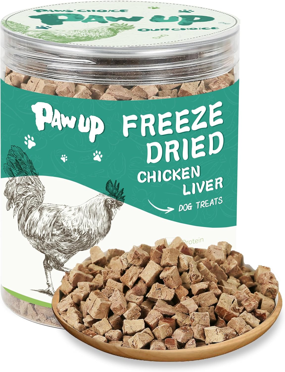 PAWUP Freeze Dried Chicken Dog Treats, 100% Single Ingredient Chicken Breast High Protein Dog Treats, Grain Free Dog Training Treats or Dog Food Topper, 4.6 oz - Image 13