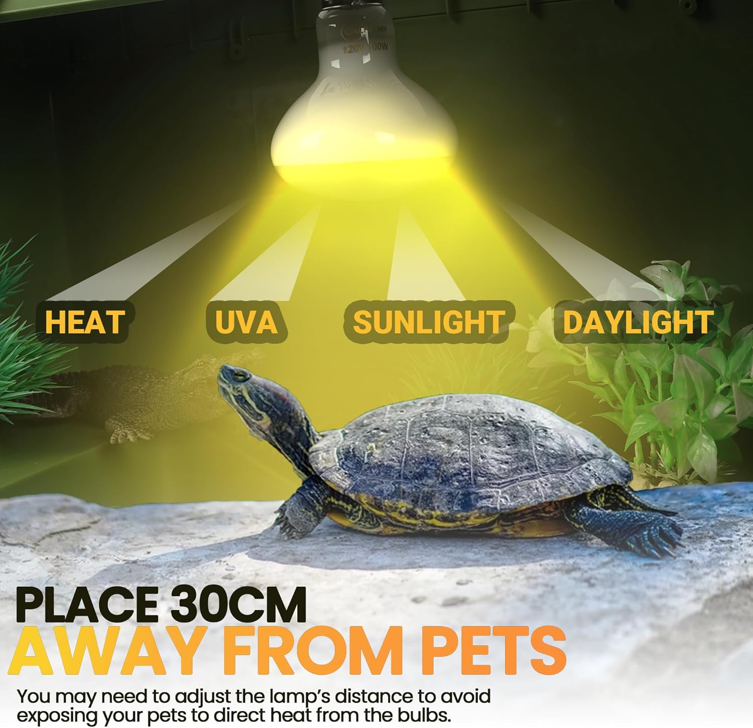 Calpalmy daylight reflector bulb showcasing the screw cap base