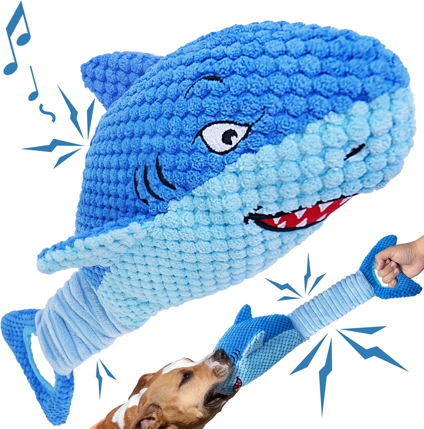 Vitscan Upgraded Goose Indestructible Dog Toys for Aggressive Chewers Small Medium Large Breed, Crinkle Squeaky Plush Dog Puppy Chew Toys for Teething, Duck Puppy Toys - Image 13