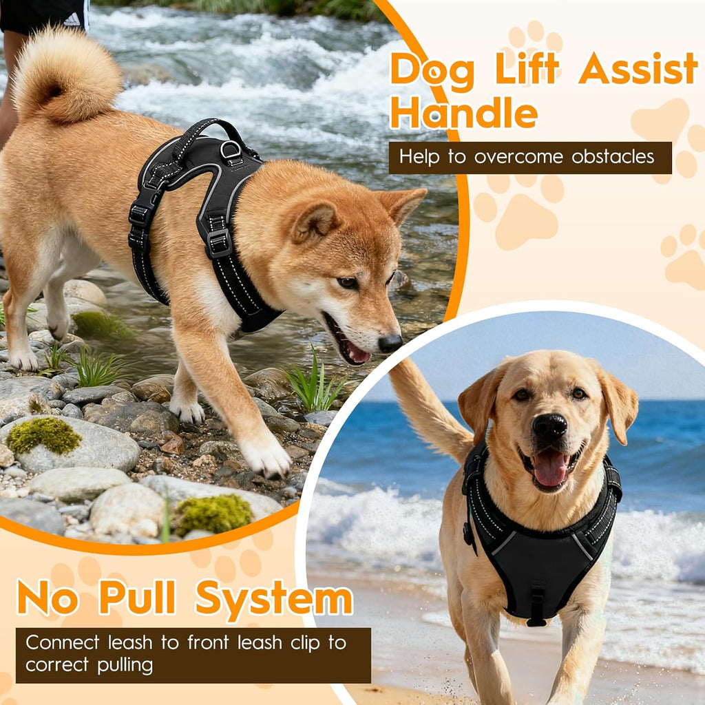 Zero Zoo adjustable dog harness closeup of the quick snap dual buckles