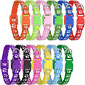 Chenkaiyang 12 pack puppy identification collars front view