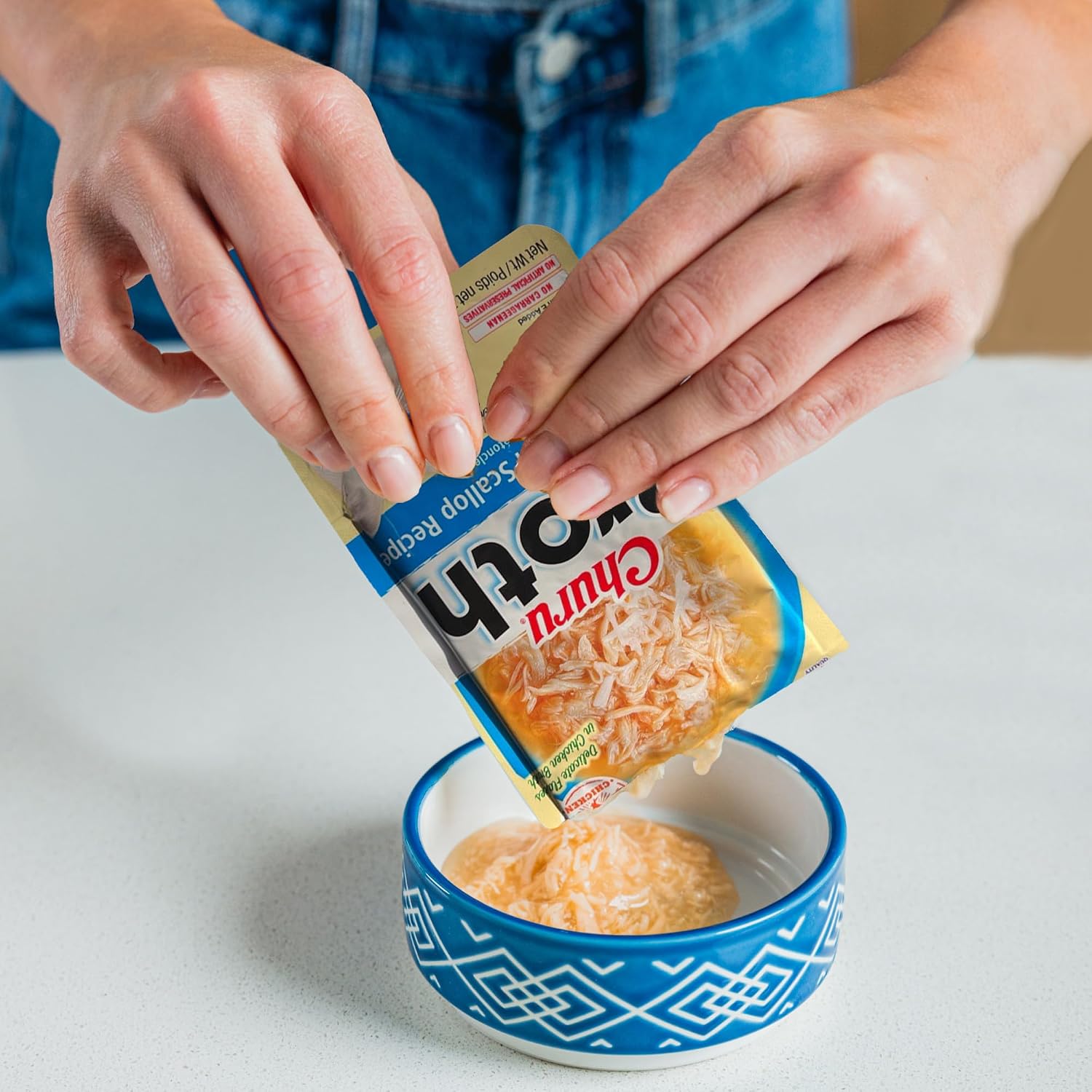 Inaba Churu Broth variety pack branding and packaging
