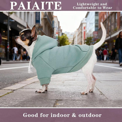 Paiaite comfortable pullover winter sweatshirt for Chihuahuas and small breeds