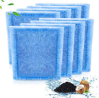 Umlecoa Rite Size C replacement filter cartridges front view showing blue biological floss material.