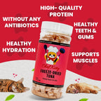 High protein grain free freeze dried cat food topper jar